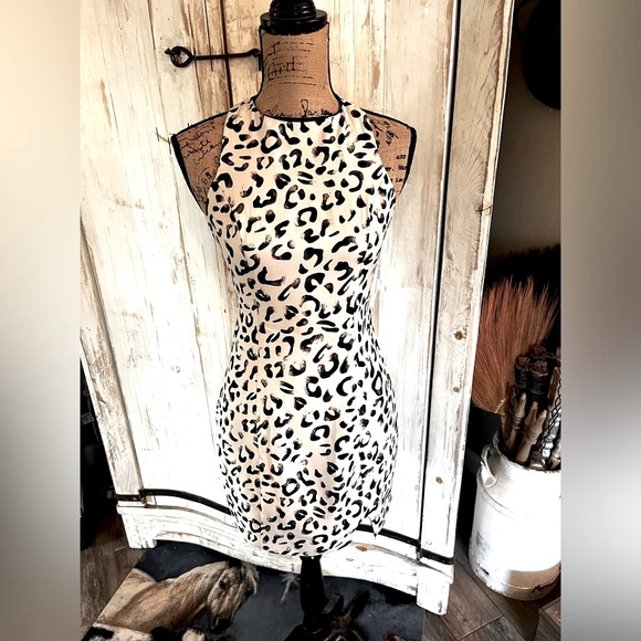 Keepsake the label leopard print mini dress - Picture 1 of 5